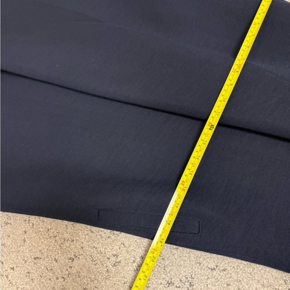 Jil Sander size 10 Laine Wool EUC long Blue A-Line Crew Neck Dress- thicker wool - Picture 11 of 15